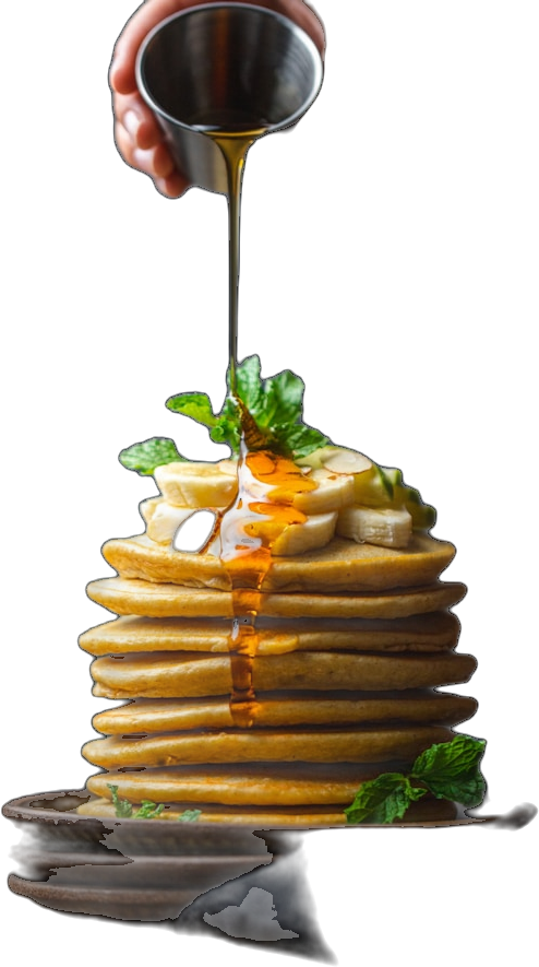 Banana Caramel pancakes